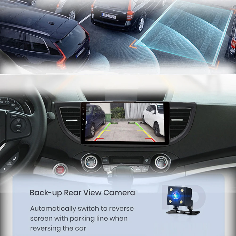 Android Car Radio Multimedia Video Player 2din 4G Carplay GPS Navigaion Head Unit for Honda CRV CR-V 4 RM RE 2012 -