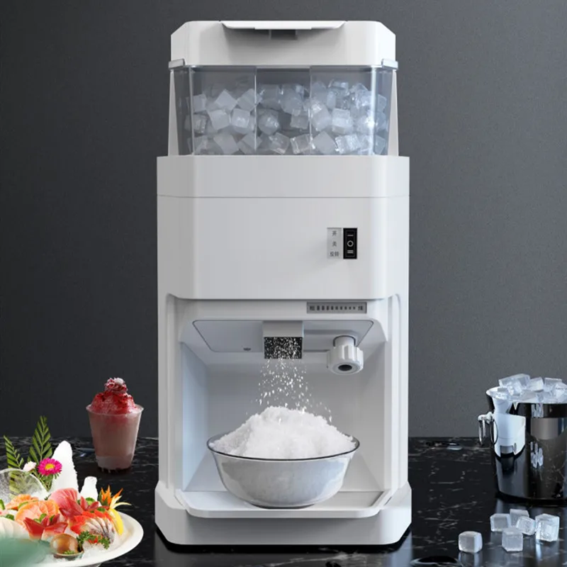 상업용 아이스 플래너, 뜨거운 냄비, 레스토랑 얼음 분쇄기, 손으로 문지르는 얼음 가루, 얼음 죽, 스톨 스무디 머신, 6L 