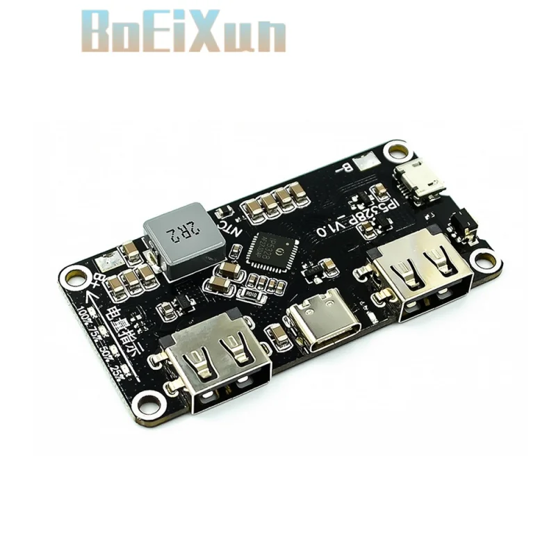 

IP5328P Dual USB 18650 Battery Charger treasure Tpye-c 3.7V to 5V 9V 12V Step up Fast Quick Charger Circuit Board QC2.0 QC3.0