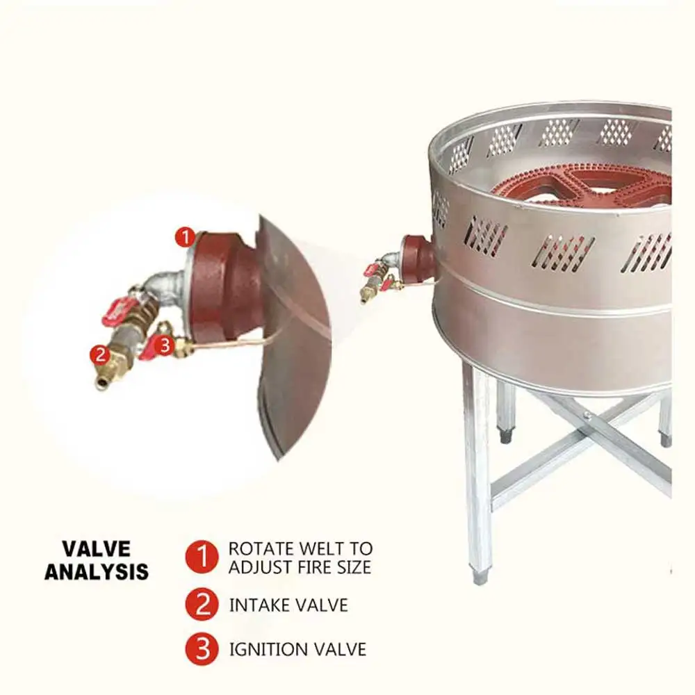 Commercial gas dim sum stove stall special household gas dumpling pan vertical bun raw frying pan