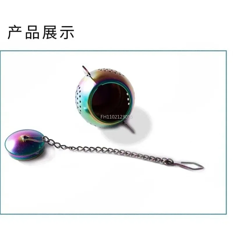 Metal Tea Strainer Teapot Shape Loose Tea Stainless Steel Infuser Leaf Tea Maker Strainer Chain Drip Tray Herbal Spice Filter