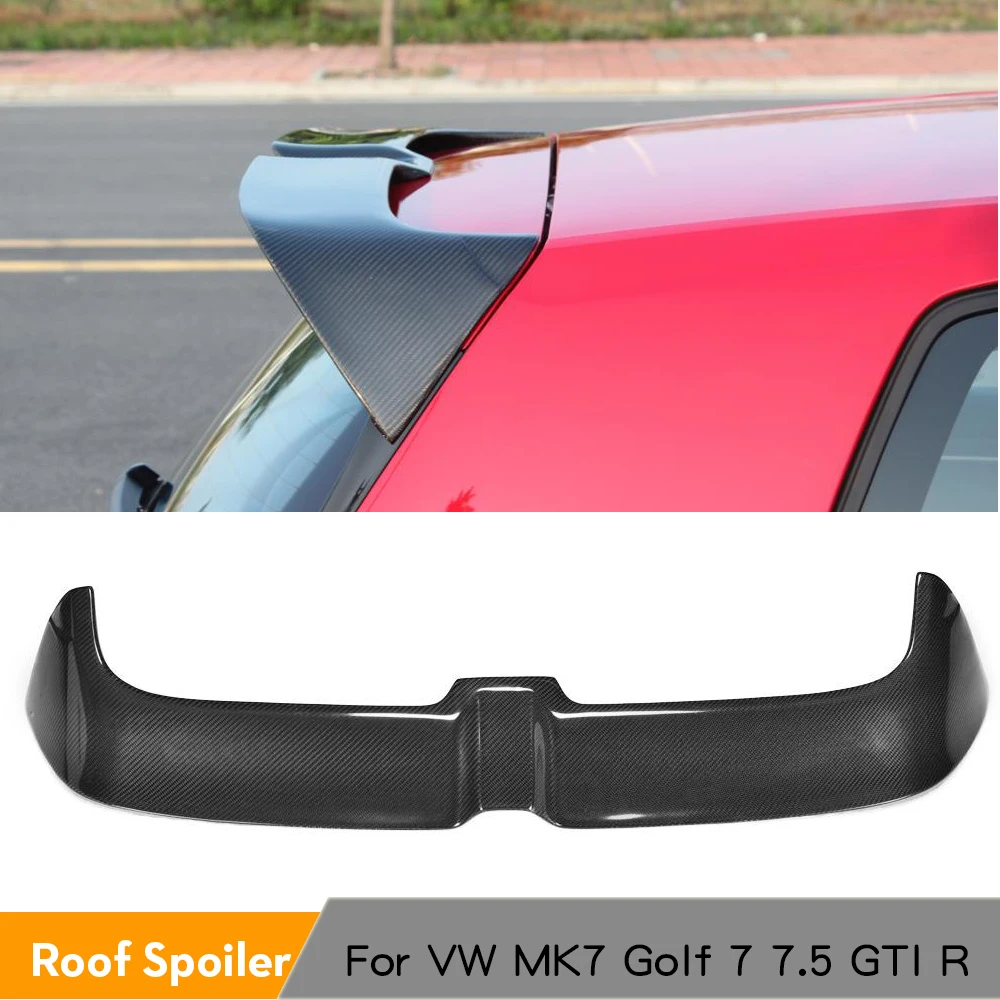 Car Rear Trunk Spoiler Wing for Volkswagen VW Golf 7 VII MK7 7.5 GTI R 2014-Rear Roof Window Boot Lip Spoiler
