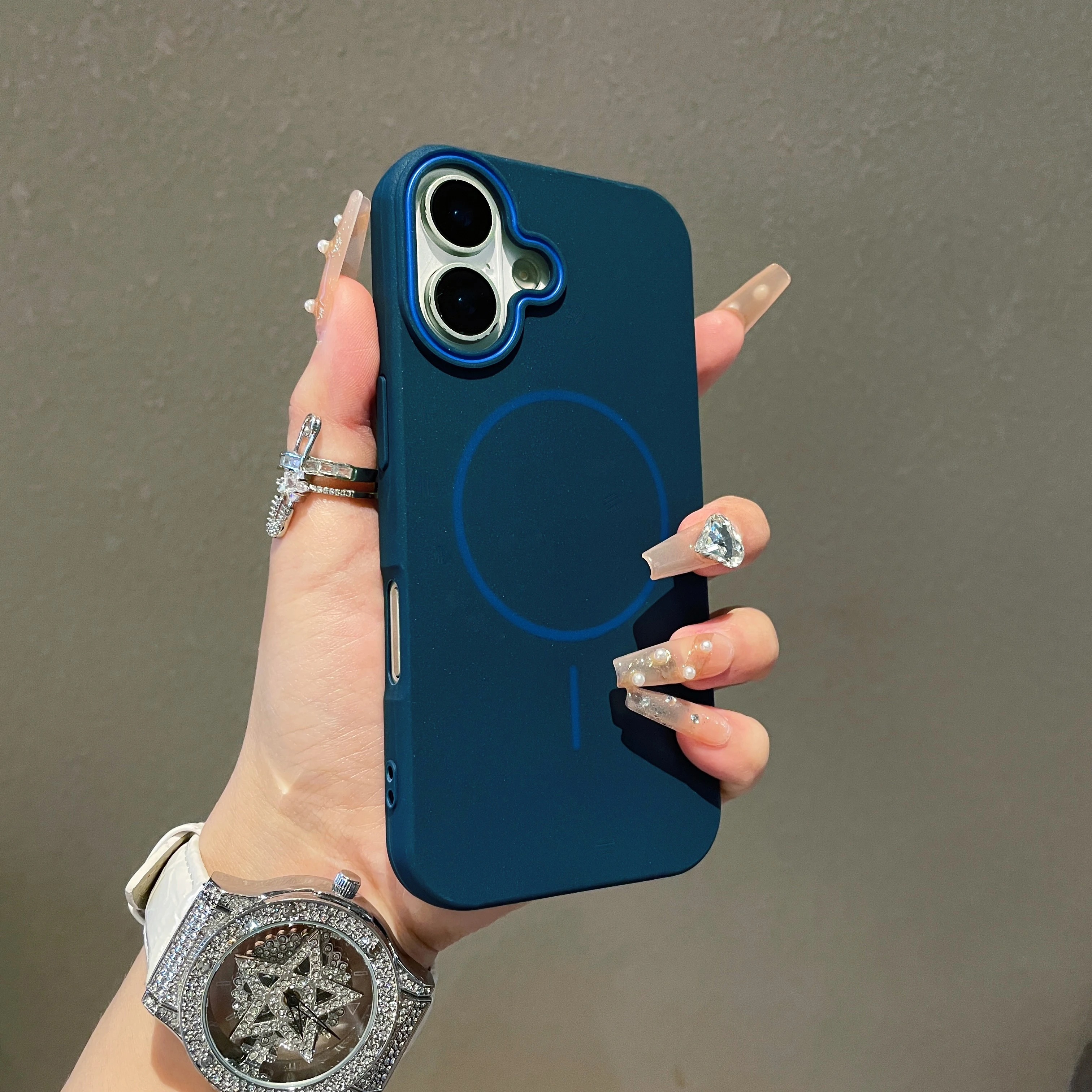 Ultra-Thin Magnetic Ring Protective Cover with Skin Sensation Finish