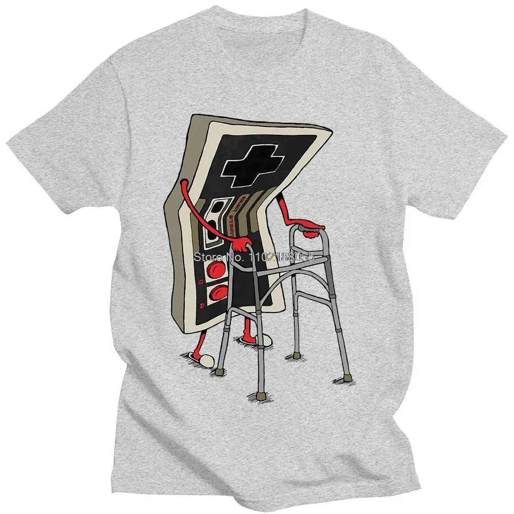 T-shirt per videogiochi vecchia scuola Arcade anni '80 T-shirt grafiche retrò firmate 1 cotone T-shirt vintage oversize streetwear_voghion.com