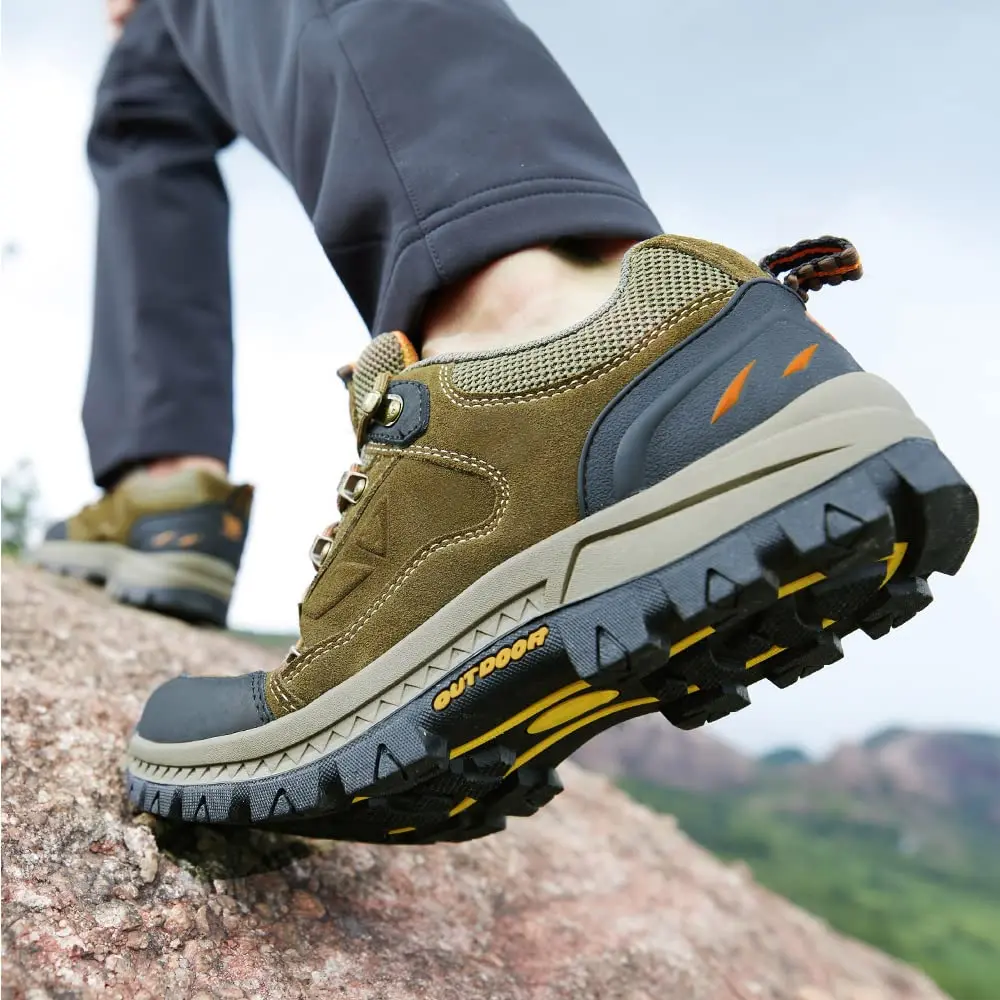 GOLDEN CAMEL Waterproof Hiking Shoes Outdoor Male Sneakers Non-slip Wear-resistant Trekking Shoes for Men 2024 Spring New
