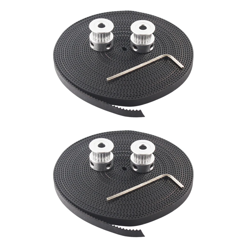 

Hot 3D Printer Parts Accessory 4Pcs GT2 16Teeth 16 Teeth Timing Alumium Pulley Bore 5Mm Width 6Mm