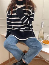 

Winter Womens Sweaters Fall 2022 Women Clothing Knitted Loose Sweater Knitting Wool Oversize Pullover Woman Sweaters Girls Thick