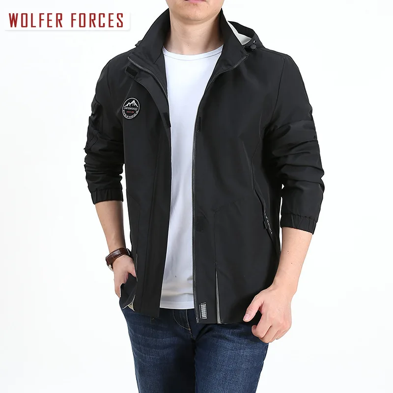 Military Jacket Men Trench Coat Brand Man Jacket Windbreak Sportsfor Windbreaker Motorcycle Mountaineering Sports Retro