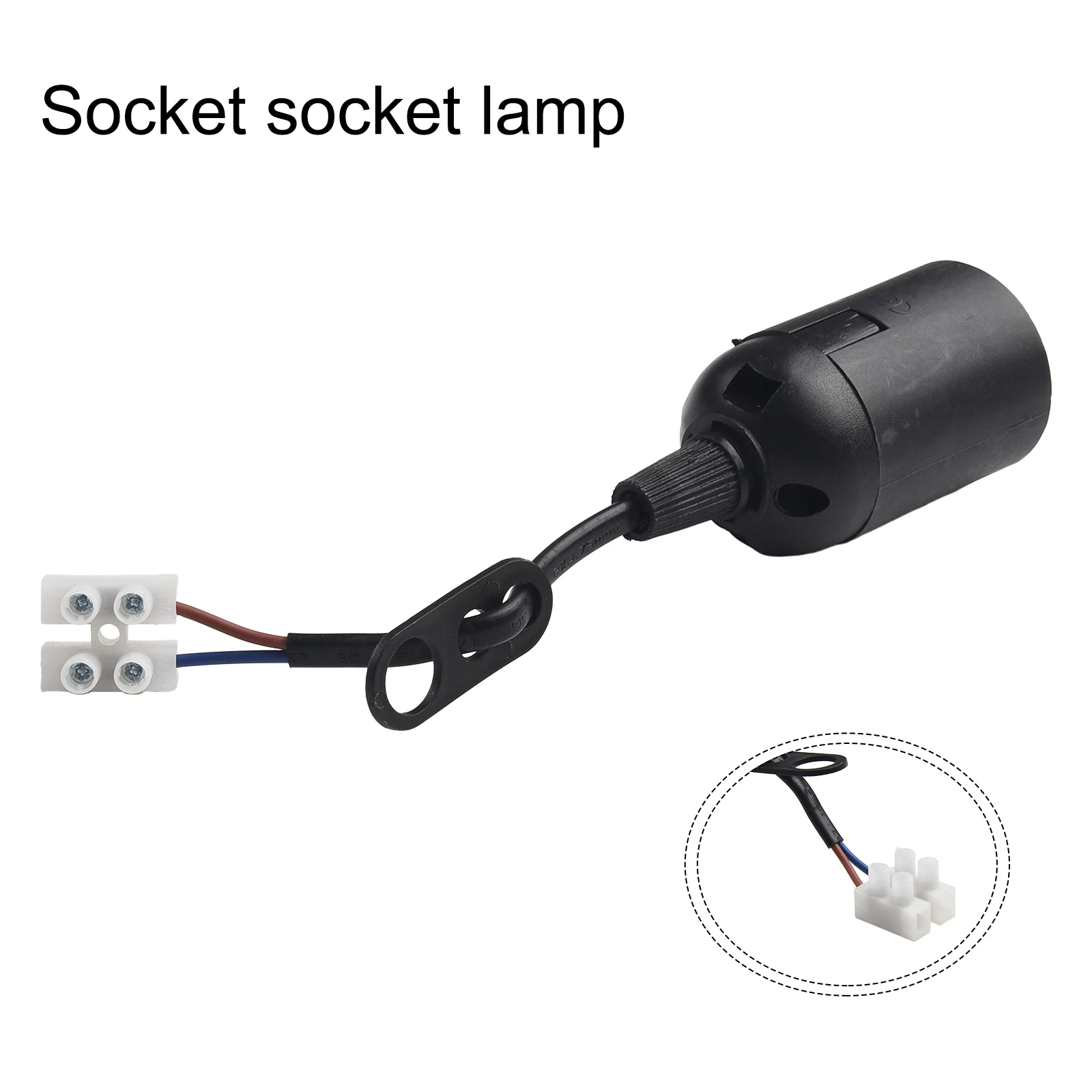 8/10pcs E27 lamp holder Construction Socket Lamp Holder Construction Site Socket Renovation Lighting Accessories lamp holder