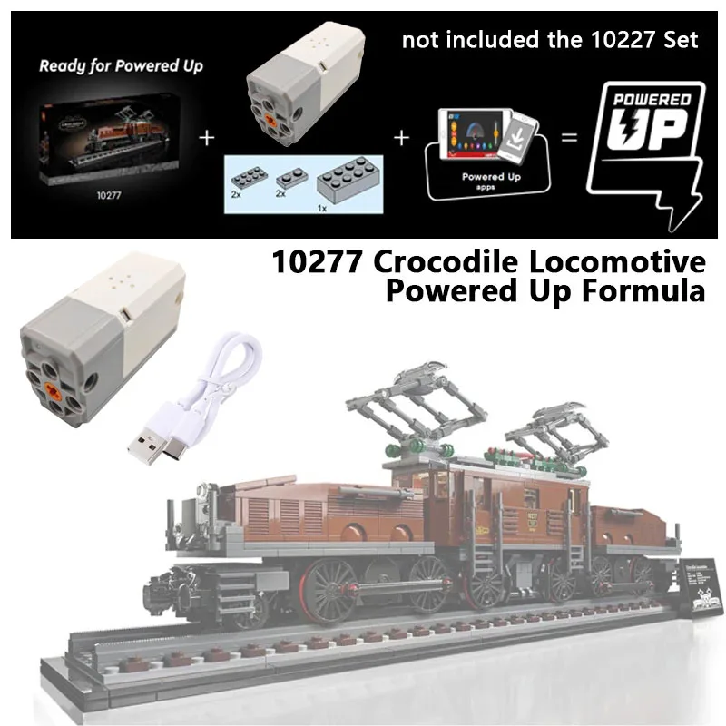 Power Functions Lego Crocodile Train MOC Remote Control 8882 2878