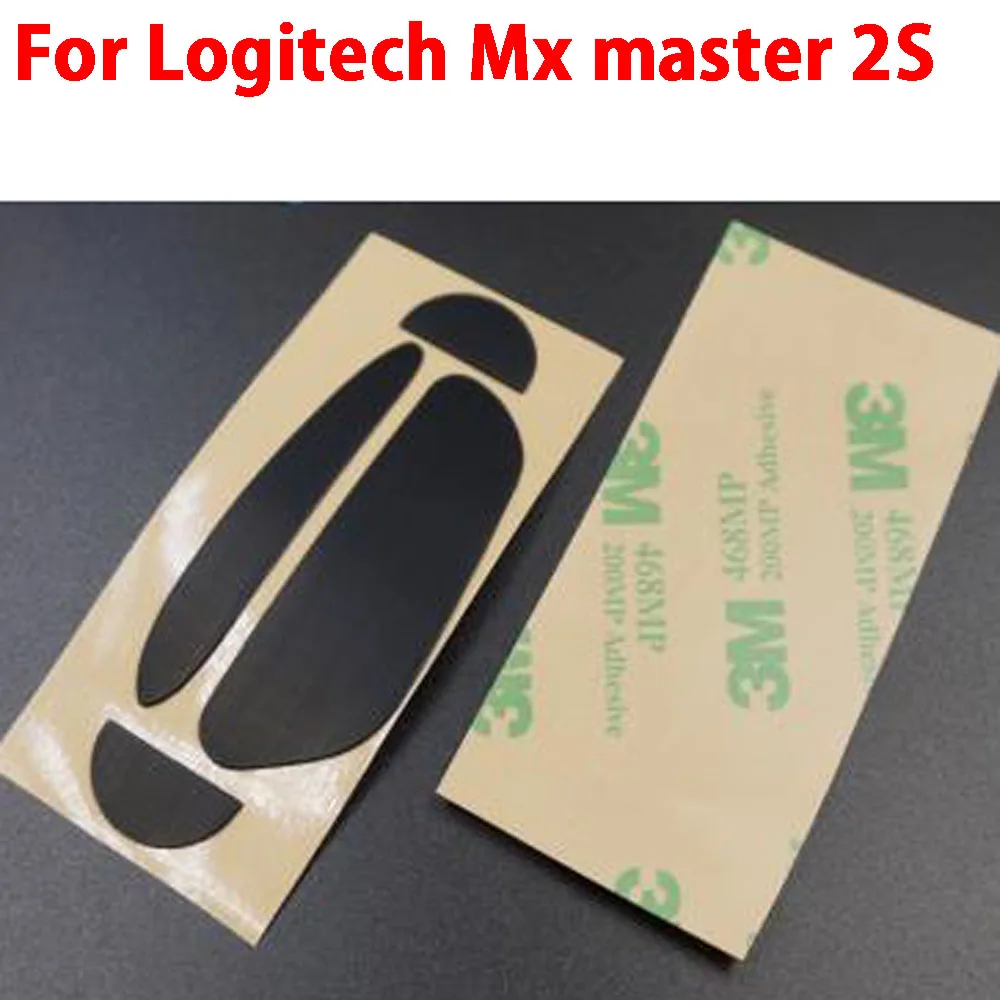 1Set Vendita Calda Piedini Per Mouse Pattini Per Logitech Mx Master 2S Mouse Wireless Bianco Nero Sostituzione Adesivo Antiscivolo