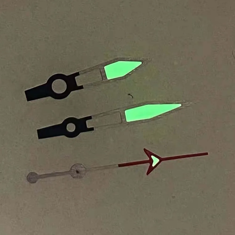 Skeleton Watch Hands GMT Modified Green Luminous Needle for NH34/NH35/NH36/4R/7S Movement watch accessories