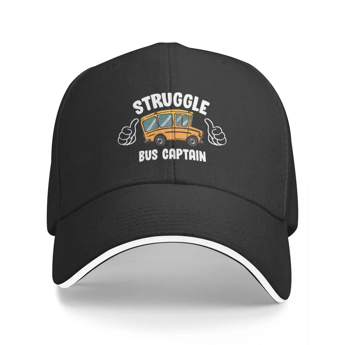 

Struggle Bus Captain : Funny Struggling Sayings Baseball Cap Mountaineering dad hat Women's Golf Clothing Men's