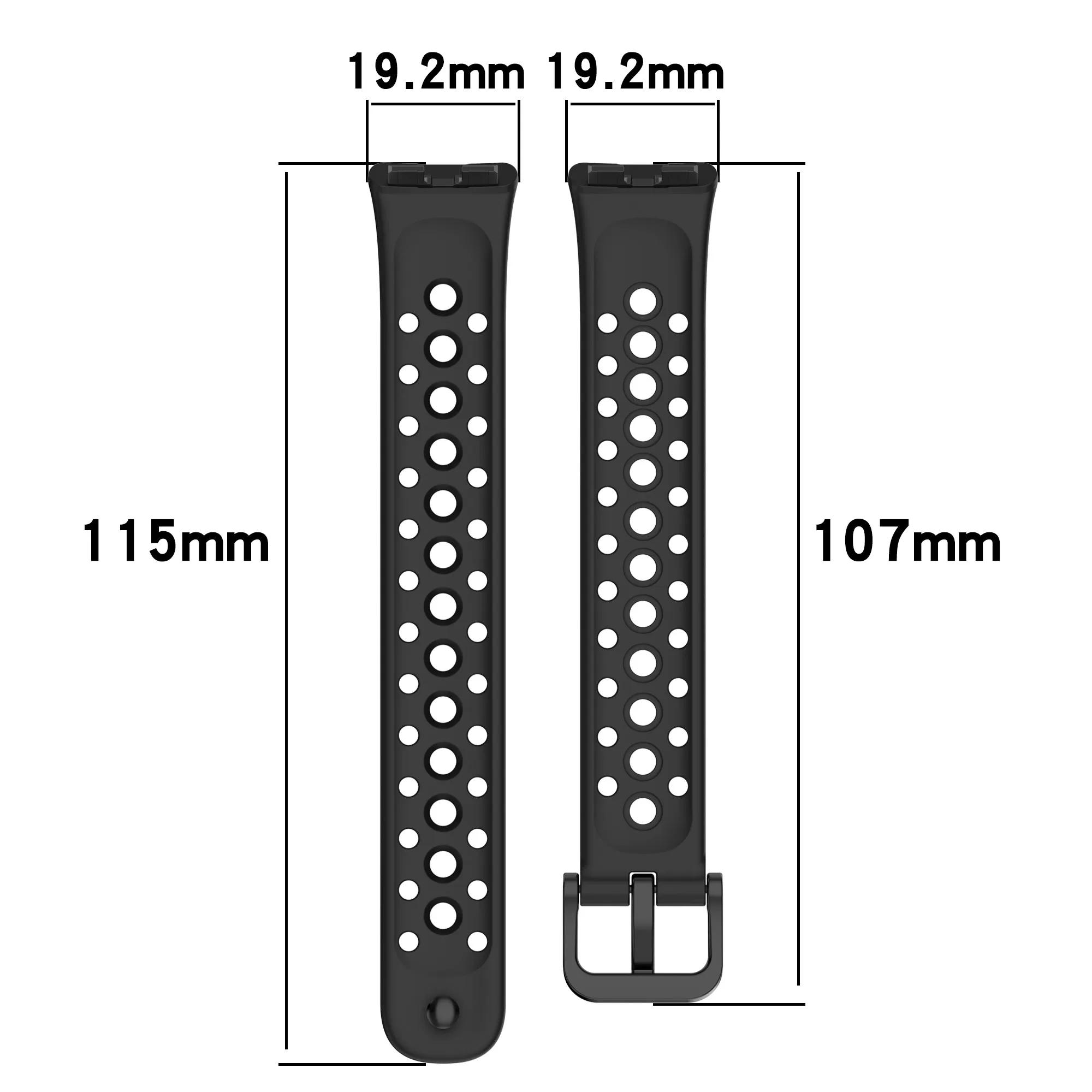 Breathable Silicone Sport Strap - Replacement Bracelet Accessories