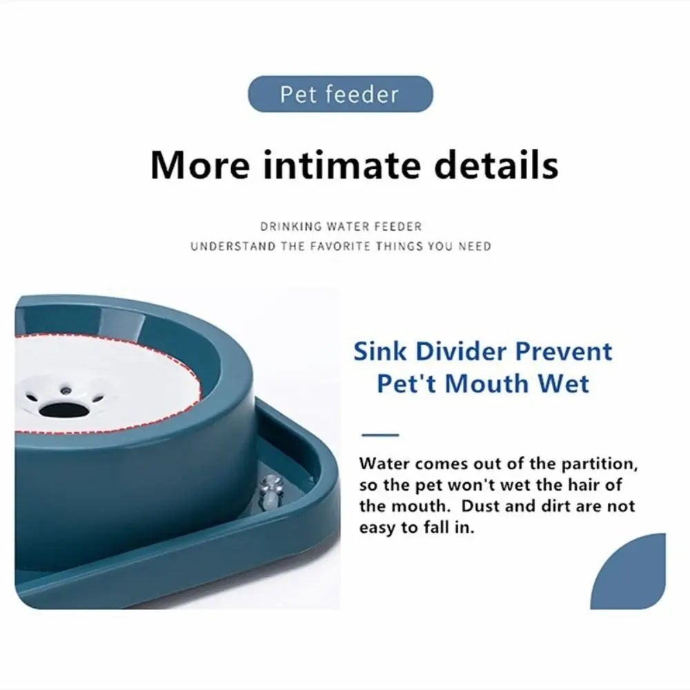 Stainless Steel Automatic Pet Cat Feeder Anti-flip Stable Cat Food Water Bowl Multifunctional Protect Cervical Spine