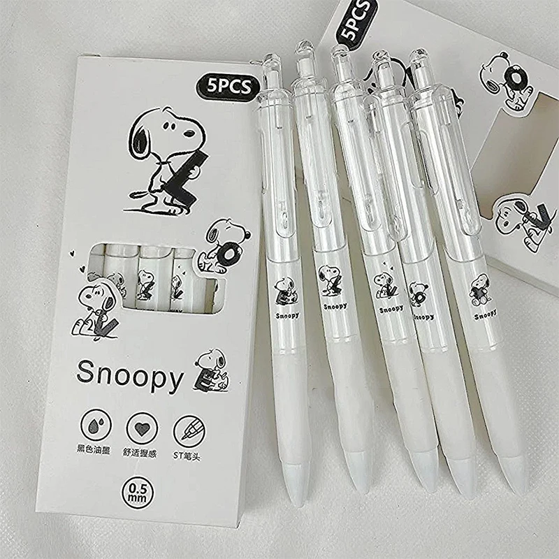 5 Stylos Bille Design Os - Encre Noire 1.0mm - Cadeau Original Pour Docteurs, Artistes Ou Bureau