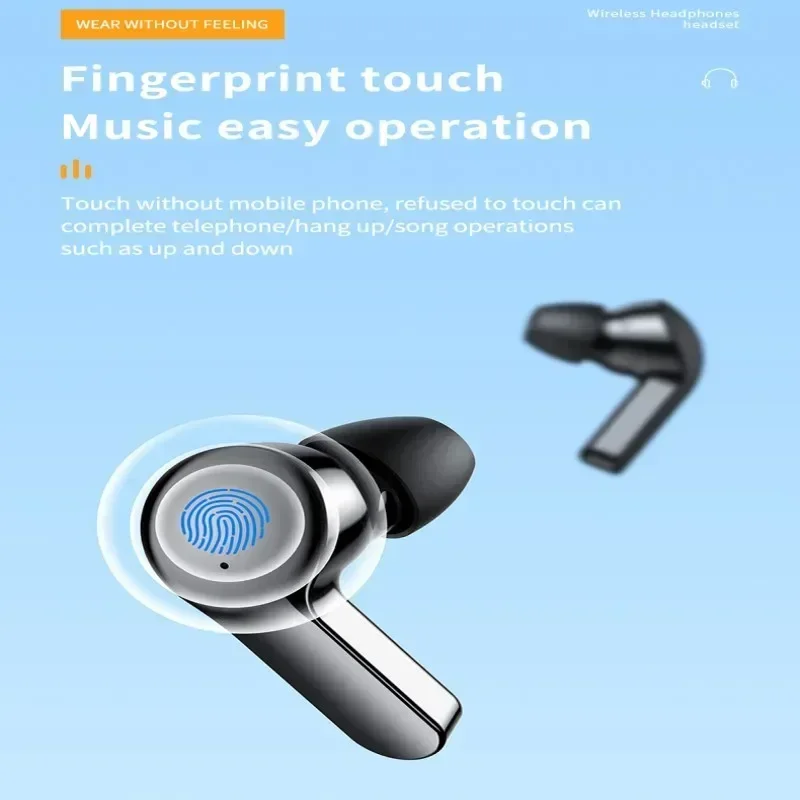 thumbnail image 5 of TM20 TWS inalámbricos auriculares Bluetooth con pantalla LED auriculares táctiles con cancelación de ruido auriculares deportivos para juegos de música impermeables, 5 of 6