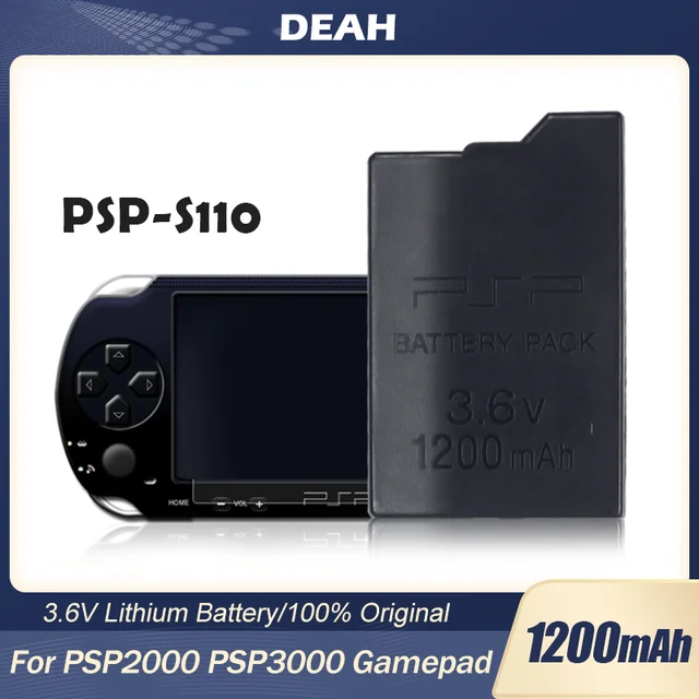 Cargador Para Psp Playstation + Bateria S110 1200 Mah Psp