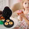 Electric Donut Machine Non-Stick Coated Kitchen Donut Maker Kid's Snacks Desserts Breakfast Mini 3 Donut Maker EU Plug 6