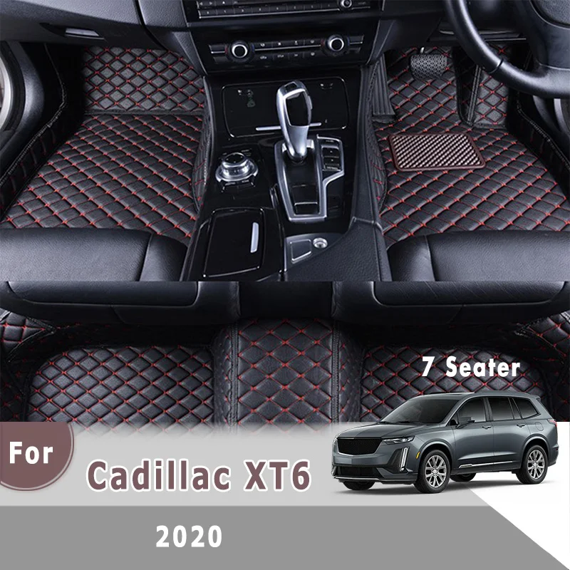

Автомобильные коврики RHD под заказ для Cadillac XT6 2022 2021 2020, 7 сидений, автомобильные аксессуары, коврик, чехол для стайлинга, коврики для интерьера автомобиля