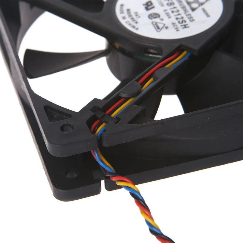 브러시리스 냉각 팬용 12cm 4Pin 볼 베어링 고속 4400rpm 12025 팬
