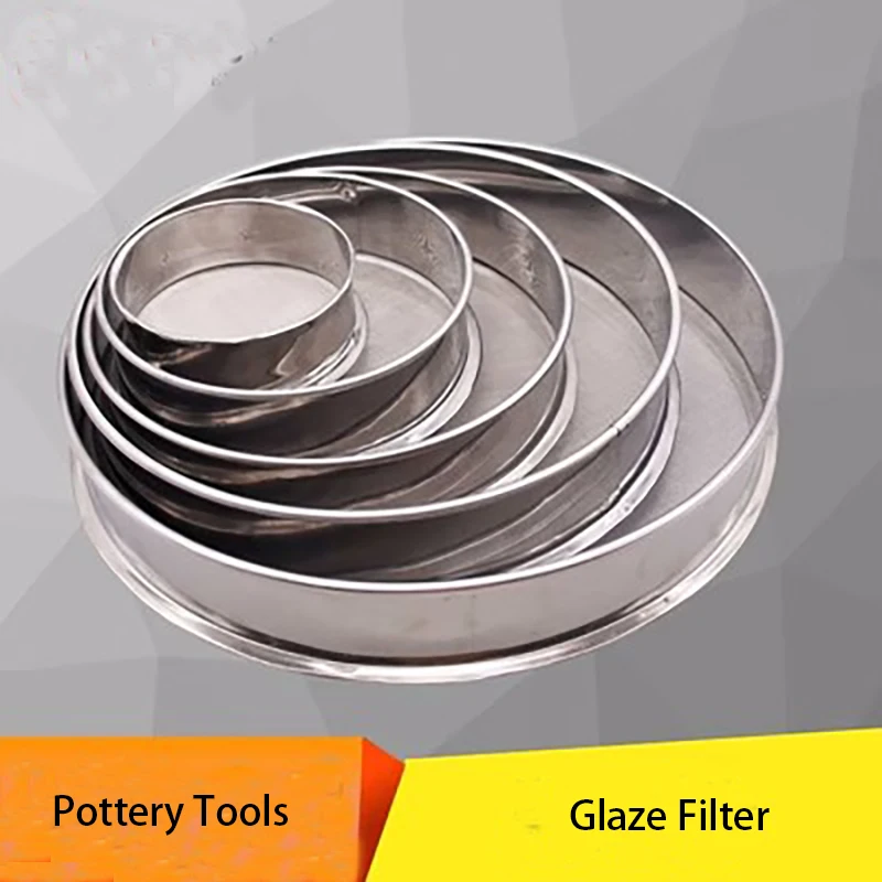 Ceramic Glaze Sieve Filter Sieve Stainless Steel DIY Polymer Clay Screen  Glaze for Liquid - AliExpress