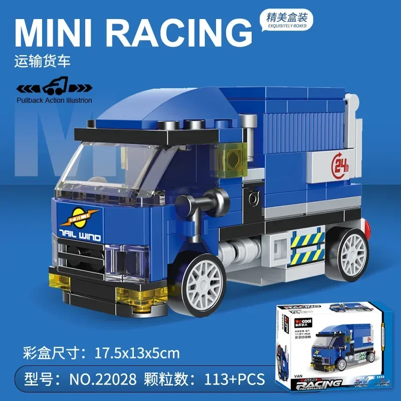 Racing Car & Vehicle Building Block Set