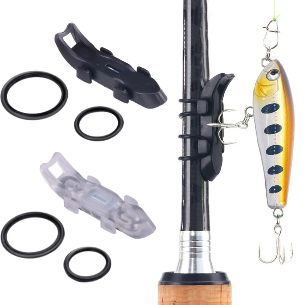 

Magnetic Bait Hanger Magnetic Fishing Hook Keeper Rod Hook Keeper Lure Fixer With Non-slip Rubber Pad Fishing Tackle Tool Parts