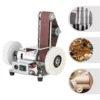 Mini Belt Sander 775 Motor Electric Bench Grinder 304 Stainless Steel TableTop Polisher Sanding Machine Adjustable Speed 5