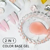 NAILCO 15ml Semi-permanent Rubber Base For Gel Varnish Hybrid Nail Base Coat Top Coat For UV Gel Nail Polish Manicure LED Enamel 5