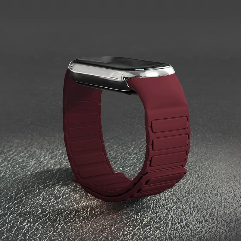 Magnetic Silicone Strap Bracelet for Smartwatch - Stylish Accessory Wristband