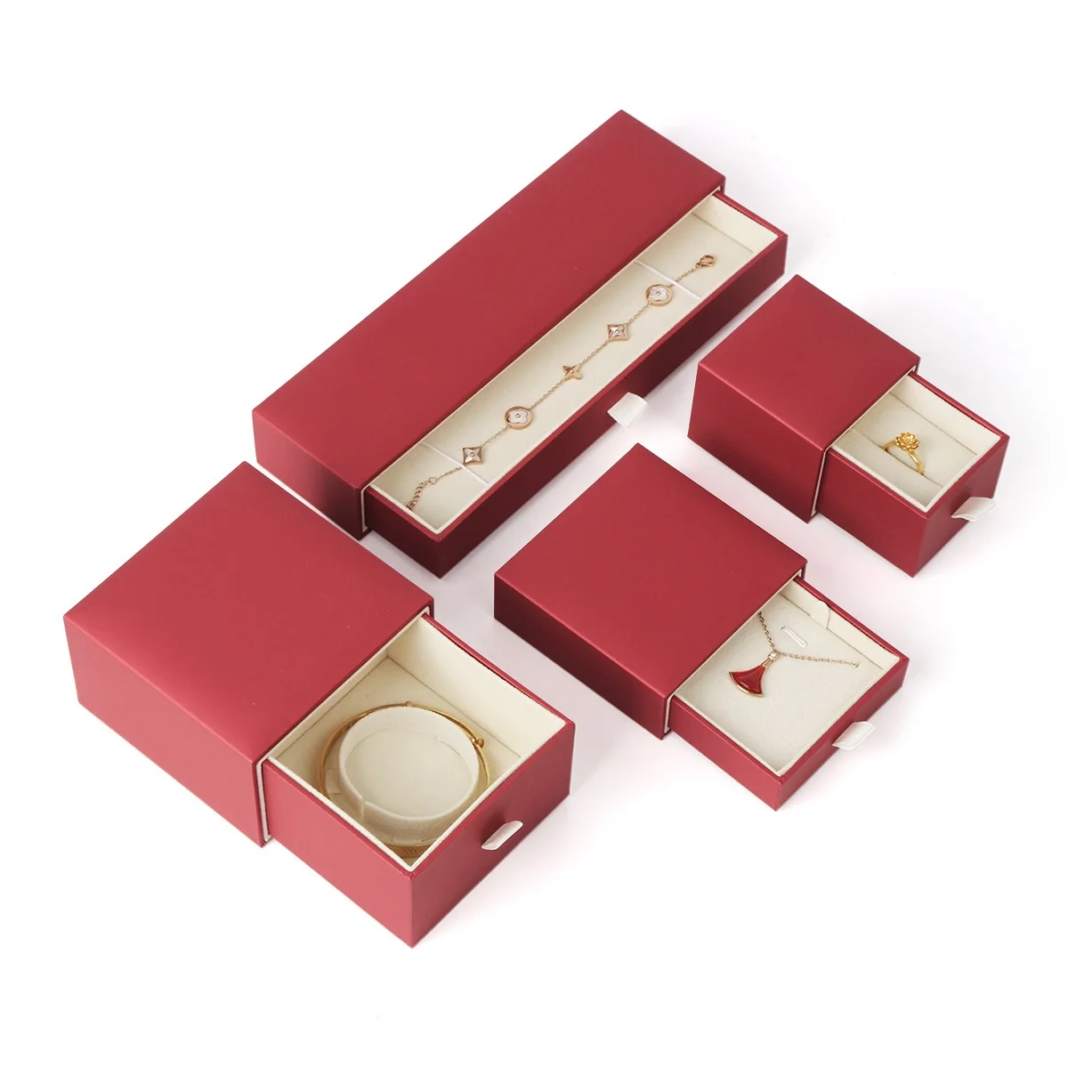 

Luxury Jewelry Storage Bag Gift Mini Box Ring Drawer Box Jewelry Box 6.5x6.5x5.5cm