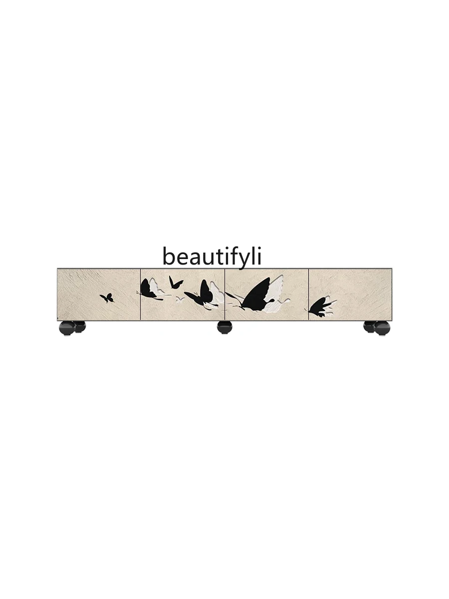 

Coffee Table TV Cabinet Combination Modern Simple Deck Household Large and Small Apartment Type Floor Cabinet Curio Cabinet