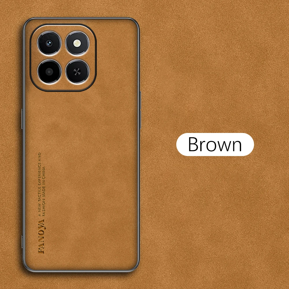 Sheepskin Matte Shockproof Hard Back Case with Camera Protection and Soft Frame
