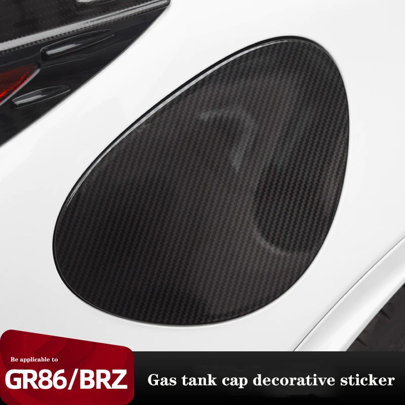 

Suitable for 22 Toyota GR86 Subaru BRZ sedan interior modified oil tank lid decorative stickers carbon fiber