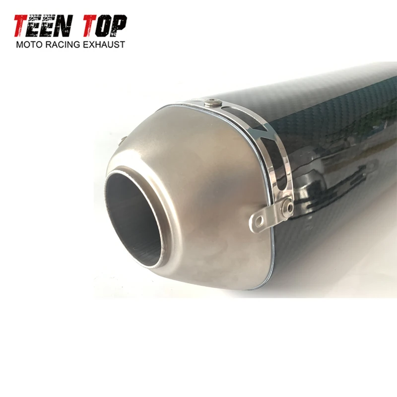 Full Carbon FIber Exhaust With DB Killer 51mm Universal Motorcycle Exhaust TRK502X 502C Tornado 302R GSX-S1000 GSX-S1000F SV650 - Image 4