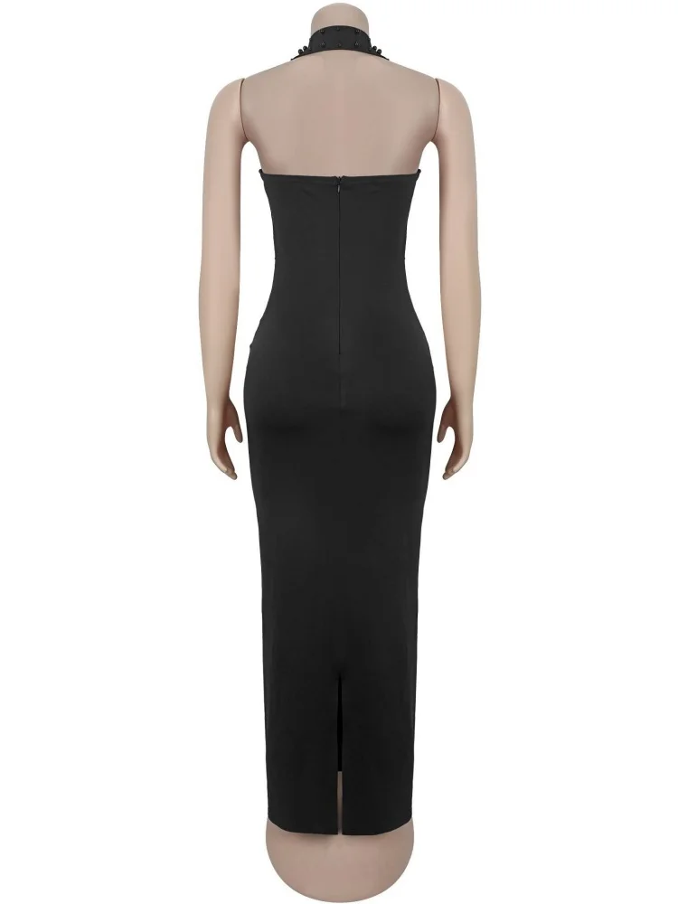 Wmstar Dresses for Women Wholesale Bodycon Women's Strapless with Rhinestone and Bubble Beads for Slimming Fitting Dress