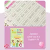 4 Books/set Magic Copybook German Reusable Writing French Practice Book Spanish Handwiriting Workbook Calligraphic English 5