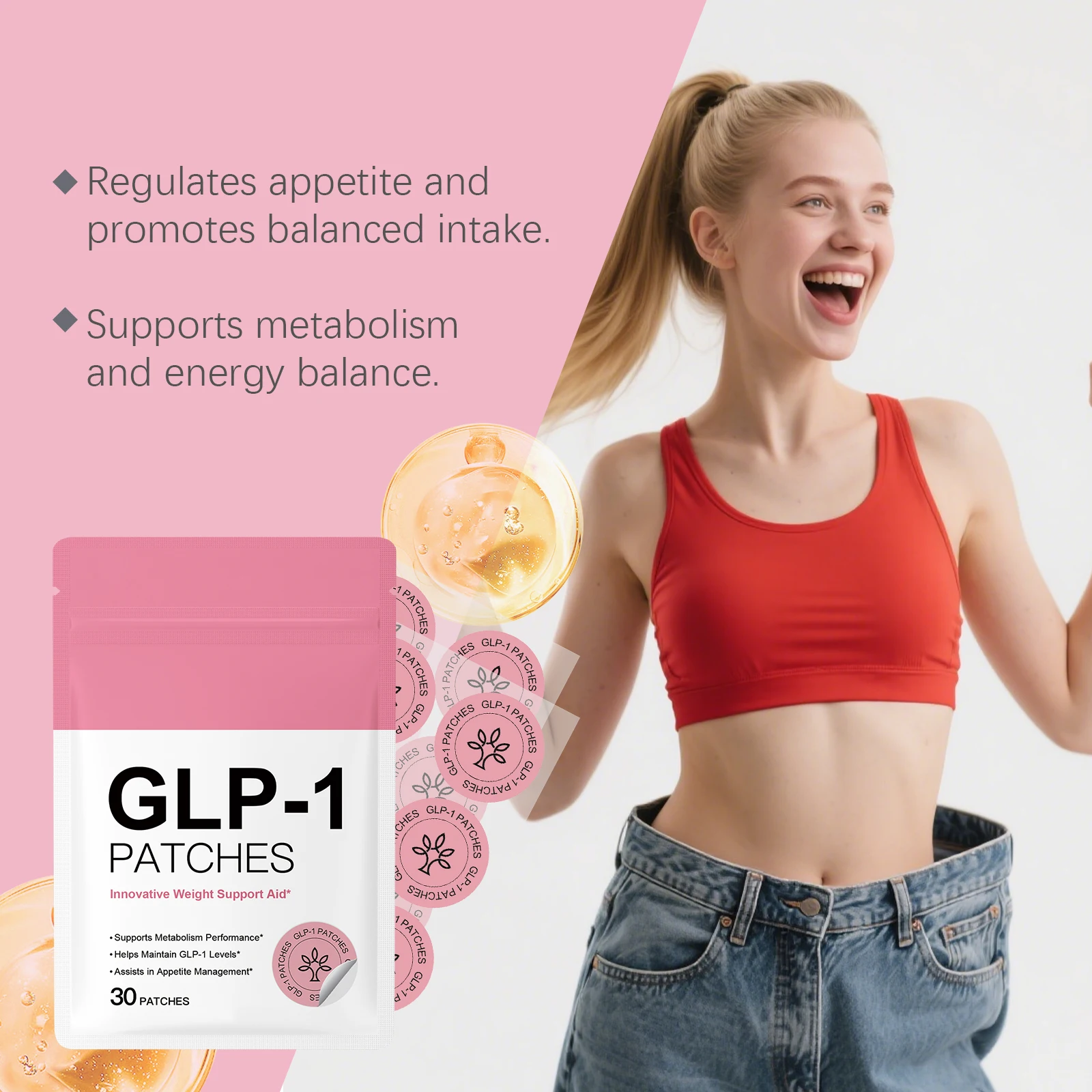 Body Care Patch - Gentle & Comfortable for Skin Management, Shapes Body Contours, Enhances Lightness, For Daily Body Care