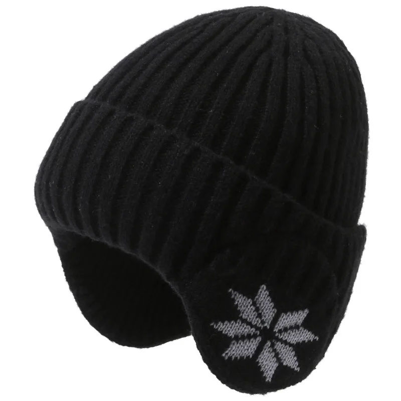 

New Unisex Winter Hats Add Fur Lined Men and Women Fashion Warm Beanie Cap Casual Winter Knitted Hats Ear Protection Hat