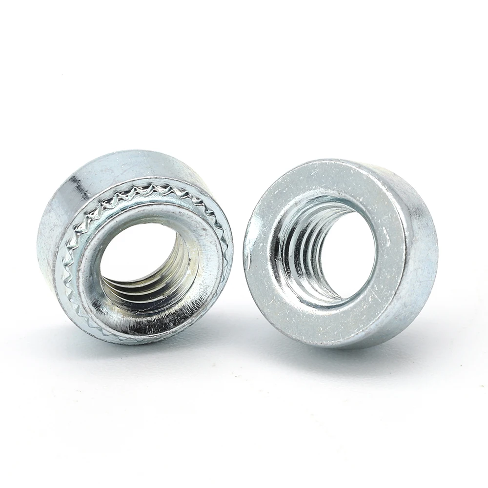 JUIDINTO 5-30pcs Self Clinching Nut M3 M4 M5 M6 M8 Stainless Steel Zinc Plating Rivet Nut for Metal Sheet Mounting