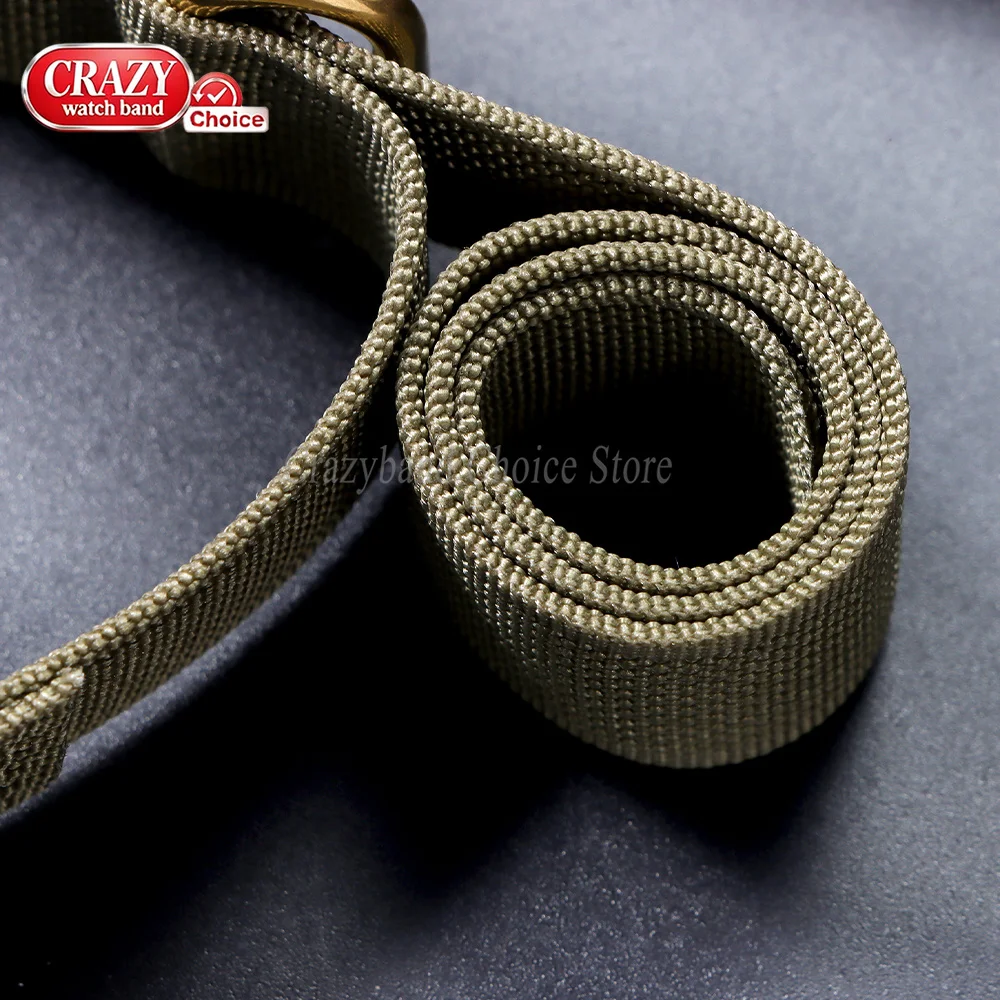High Density Nylon Woven Canvas Sport Wristband - Durable & Resistant Watch Strap