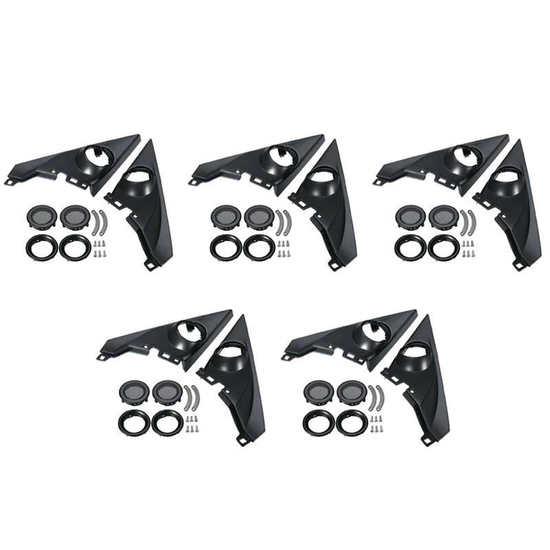 1.5 Inch 5 Pair Front Pillar Althorn Tweeter Covers Car Tweeter Refitting Speaker Boxes Mounts For Honda Civic -