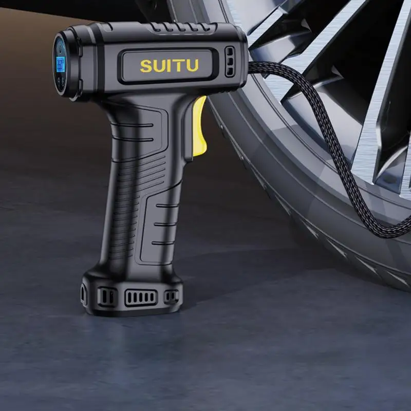Portable Wireless Car Inflatable Pump 120W Electric Vehicle Tire Inflator Handheld Automobiles Air Compressor Car Accessories