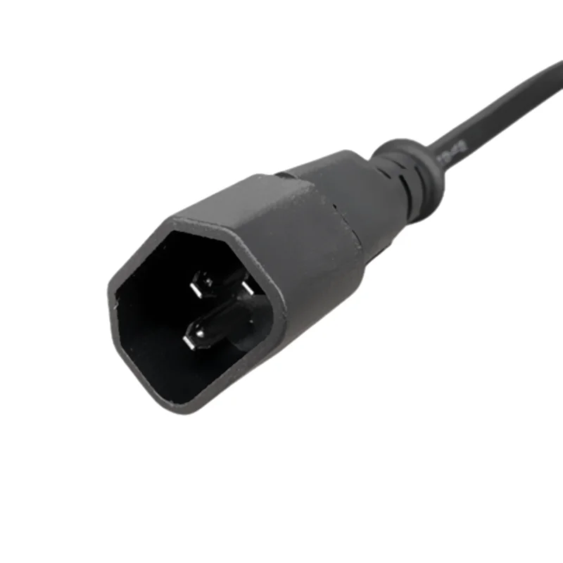 Universal IEC C13 C14 Power Supply Cord SJT 14AWG/3 Male to Female PDU UPS Extension Cable 15A 250V 0.5m~3m