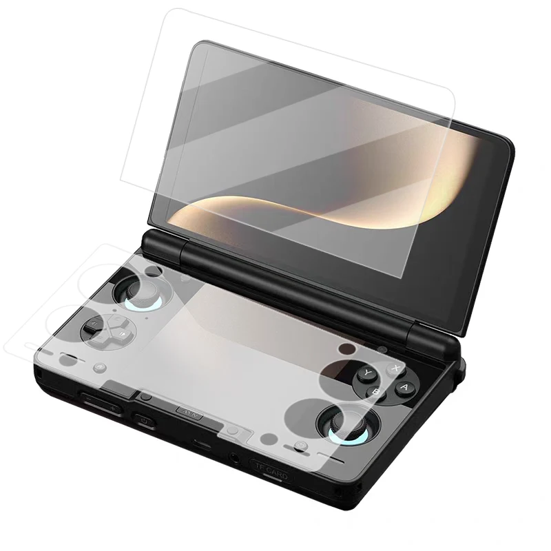 Premium Anti-Scratch Tempered Glass Screen Protector for Dual Screen Game Console