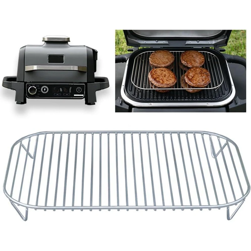 1PCS Stainless Oven Grill Rack Air Fryer Basket For Ninja Woodfire OG701 OG75 7-In-1 Air Fryer Net Baskets Kitchen Tool Parts