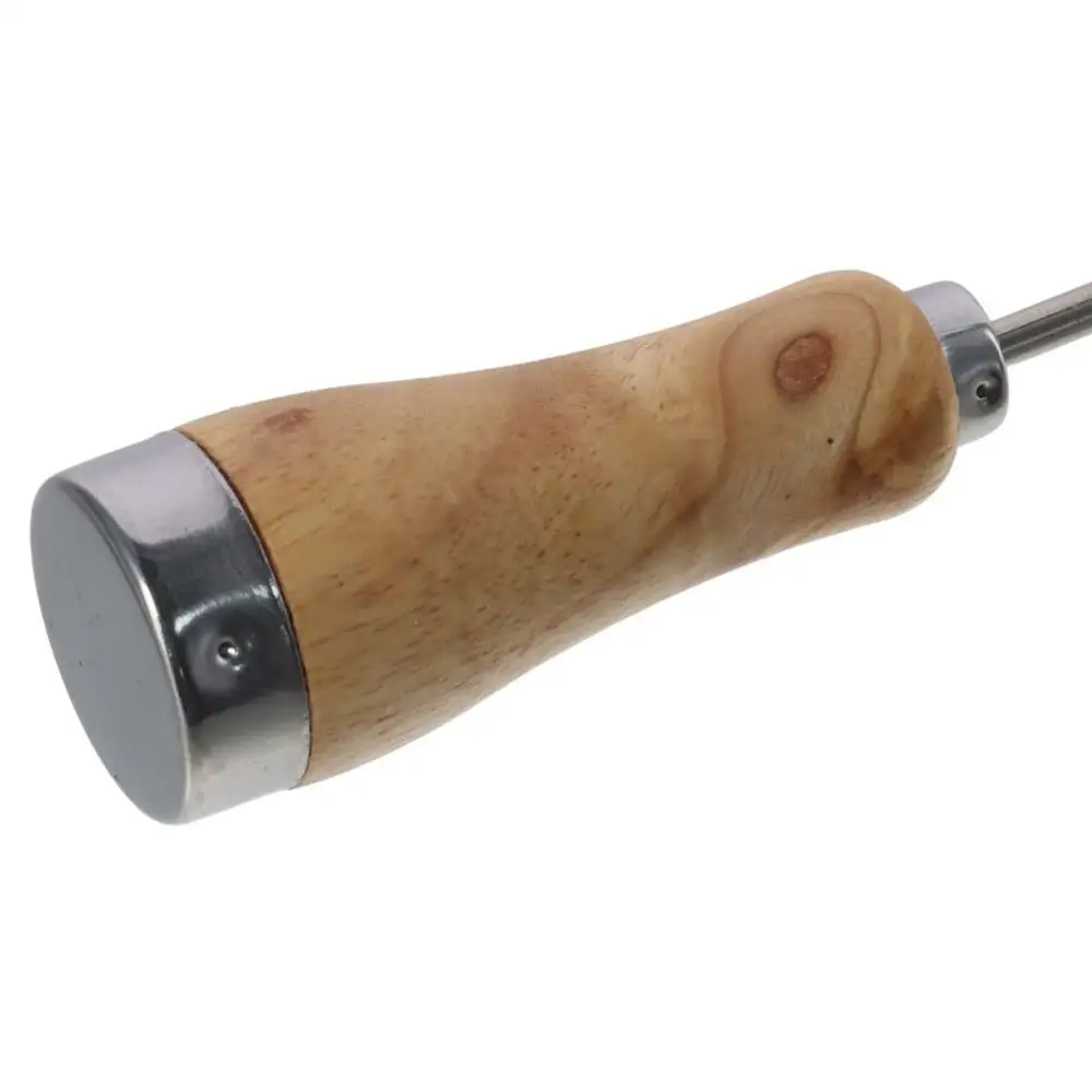 Ice Pick, Ice Breaking Cone with Wooden Handle Pick Crusher Pick Wood Handle for Kitchen Bar