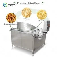 Friteuse industrielle à induction pour la préparation de peau de porc, équipement de transformation alimentaire commercial personnalisé 4