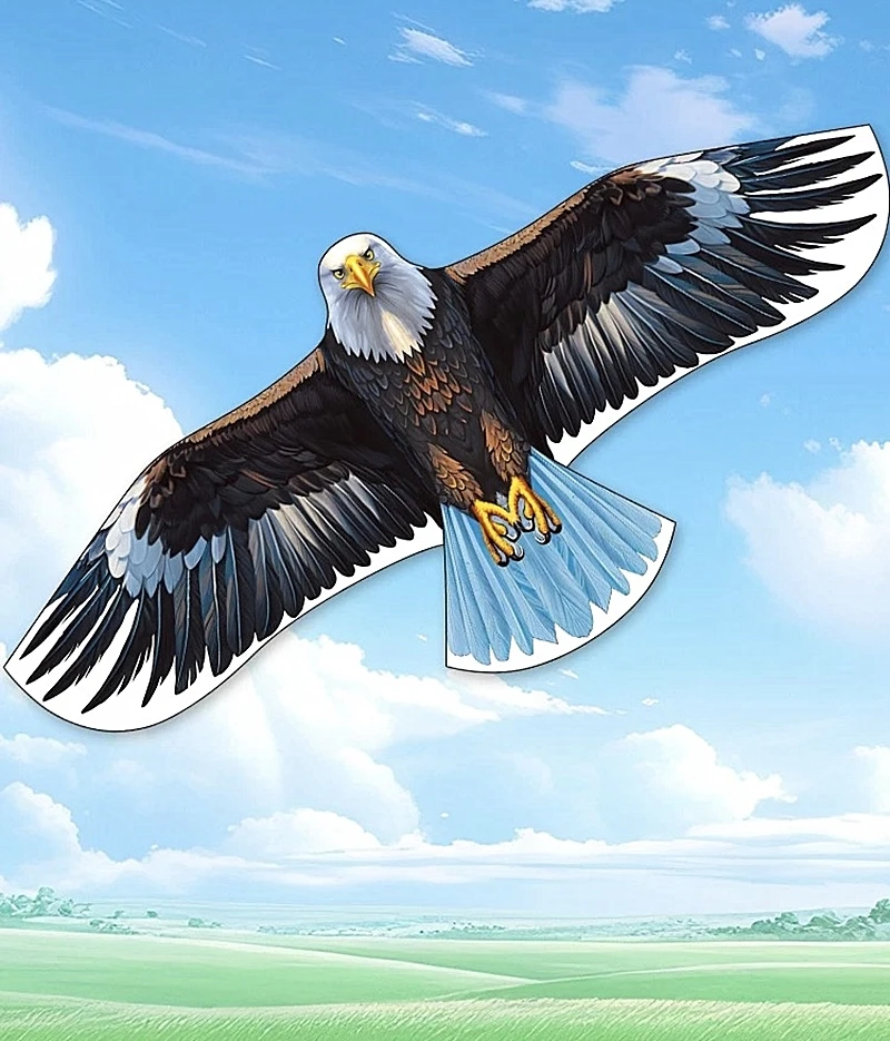 160 cm Adlerdrachen aus Nylon, Winddrachen für Kinder, Spielzeug, Outdoor-Drachen, professioneller Schlangendrachen, Schnur, Volantines, Flugzeugdrachen, Seil – Detail 1